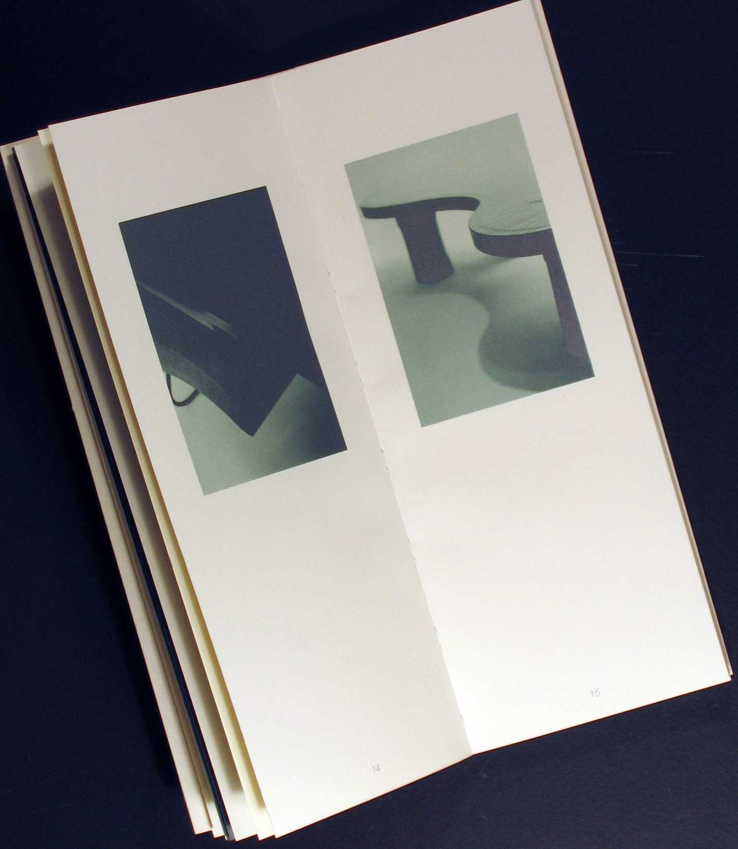 Inside pages of Jean Royére, limited edition monograph designed by Nancy Sharon Collins