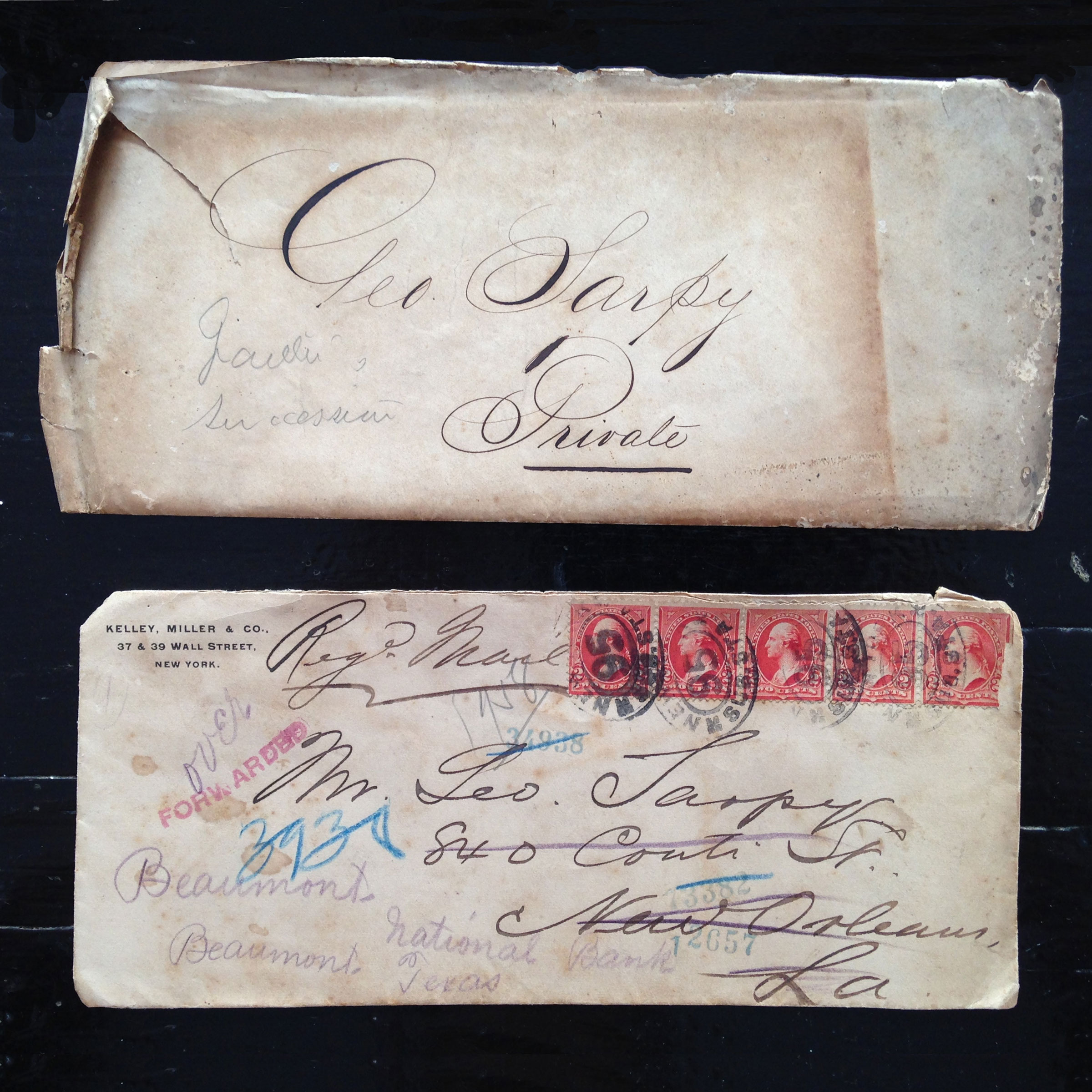 1878 & 1902 Letters (face)